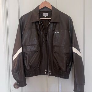 Blouson Marron Marithé Et François Girbaud - Taille 40 - Occasion Très Bon état